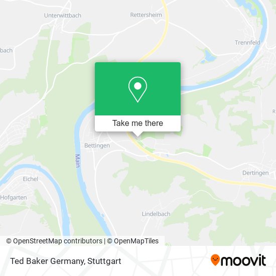 Карта Ted Baker Germany