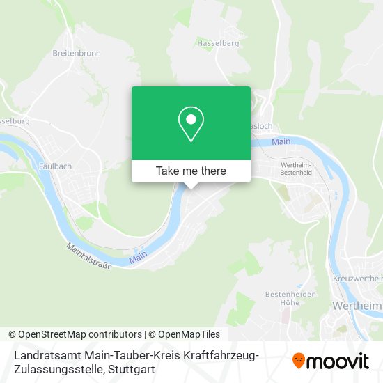 Landratsamt Main-Tauber-Kreis Kraftfahrzeug-Zulassungsstelle map
