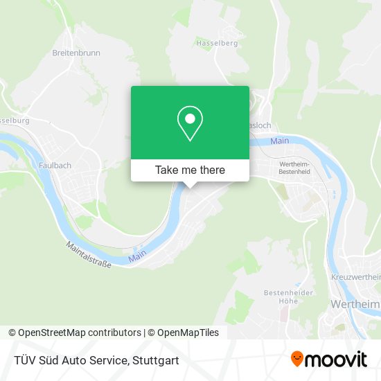Карта TÜV Süd Auto Service