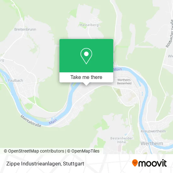 Карта Zippe Industrieanlagen