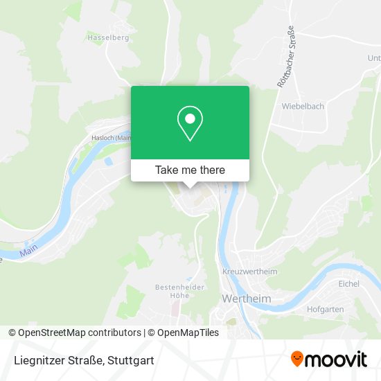 Карта Liegnitzer Straße