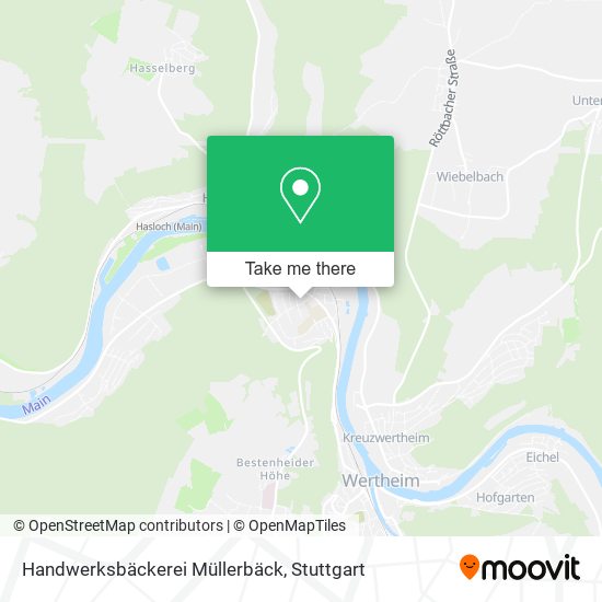 Карта Handwerksbäckerei Müllerbäck
