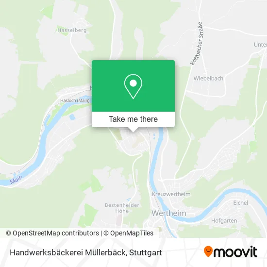 Карта Handwerksbäckerei Müllerbäck
