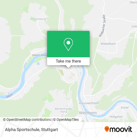 Карта Alpha Sportschule