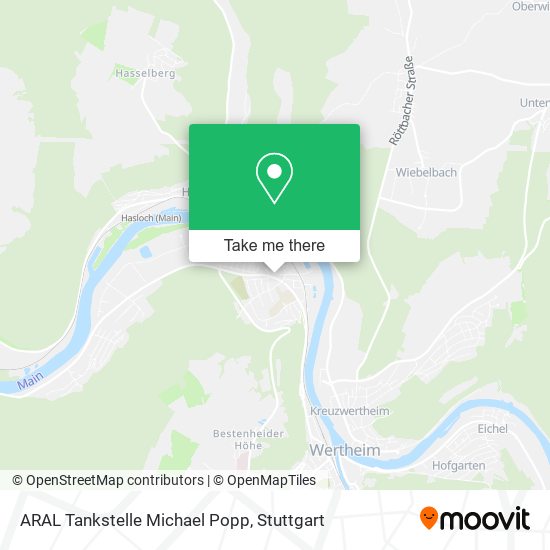 ARAL Tankstelle Michael Popp map
