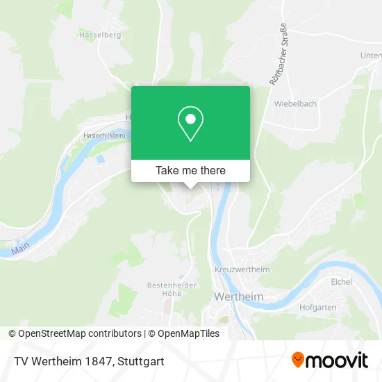 Карта TV Wertheim 1847