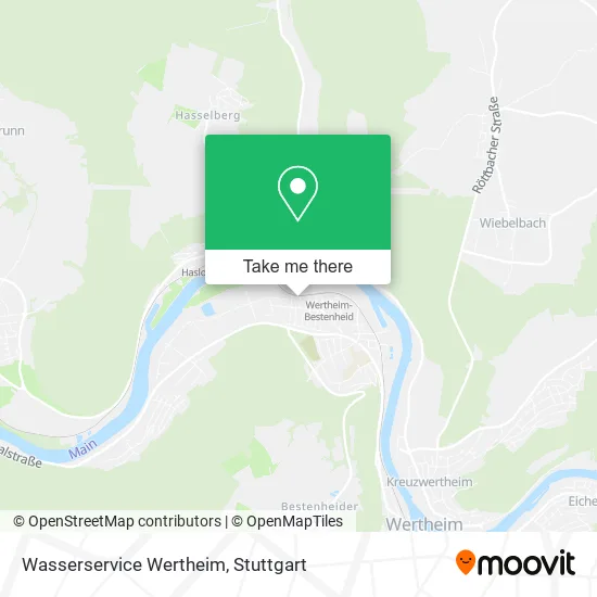 Карта Wasserservice Wertheim