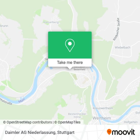 Daimler AG Niederlassung map