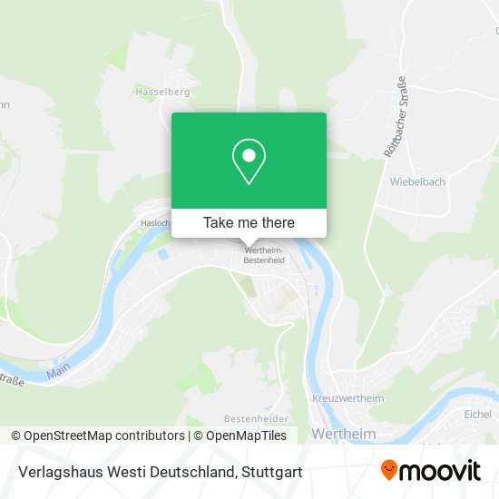 Verlagshaus Westi Deutschland map