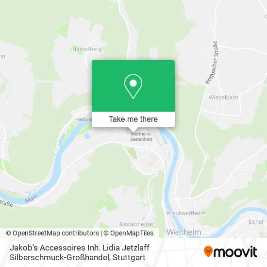 Карта Jakob's Accessoires Inh. Lidia Jetzlaff Silberschmuck-Großhandel