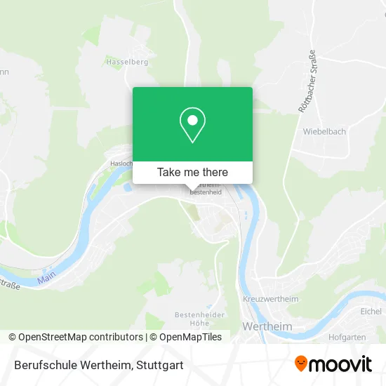 Карта Berufschule Wertheim