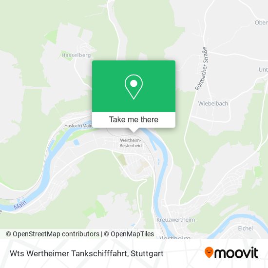 Карта Wts Wertheimer Tankschifffahrt