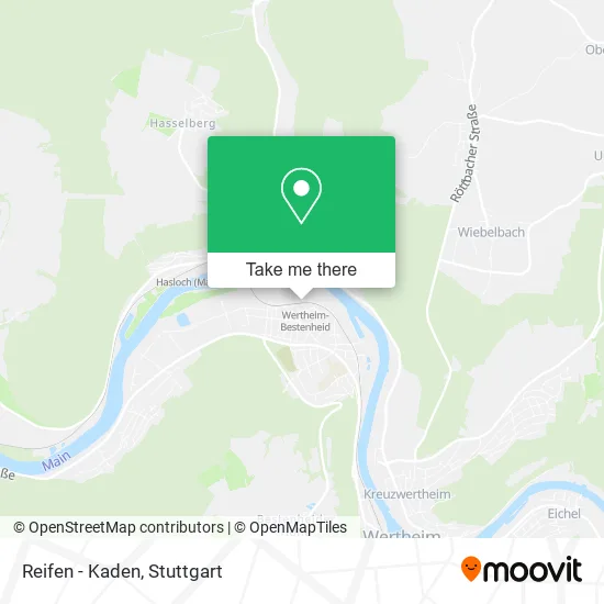 Карта Reifen - Kaden