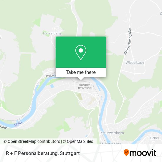 R + F Personalberatung map