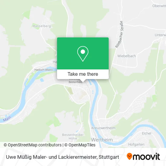 Карта Uwe Müßig Maler- und Lackierermeister