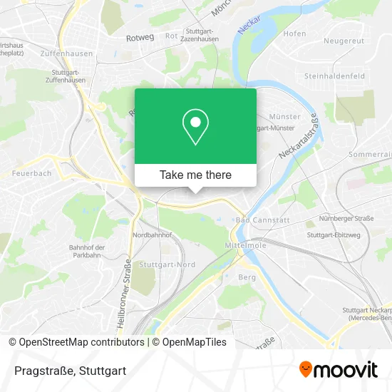 Карта Pragstraße