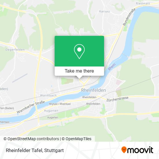 Карта Rheinfelder Tafel