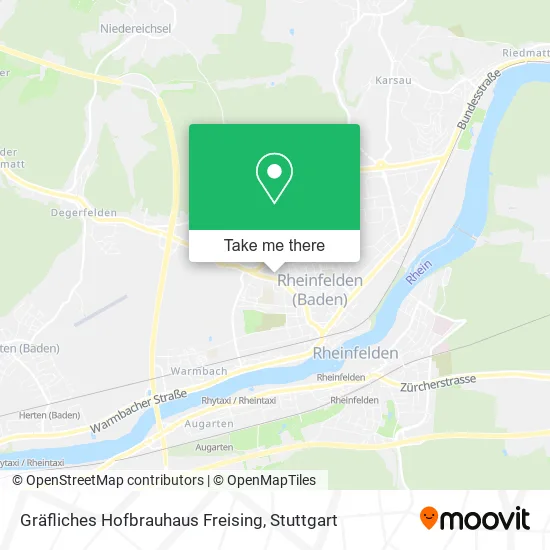 Карта Gräfliches Hofbrauhaus Freising