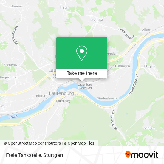 Карта Freie Tankstelle