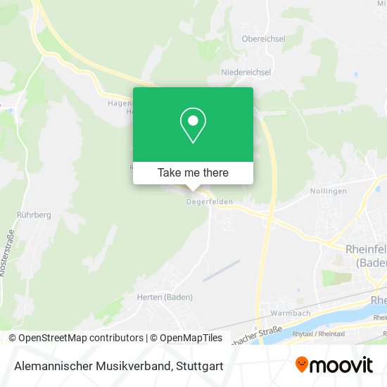 Alemannischer Musikverband map