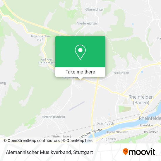 Карта Alemannischer Musikverband