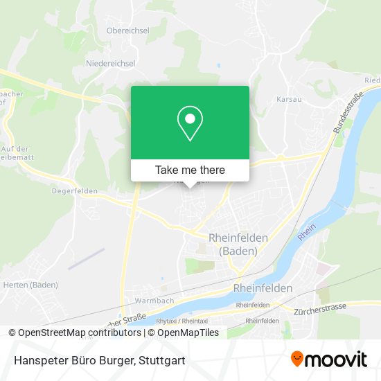 Hanspeter Büro Burger map