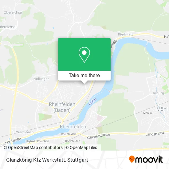 Карта Glanzkönig Kfz Werkstatt