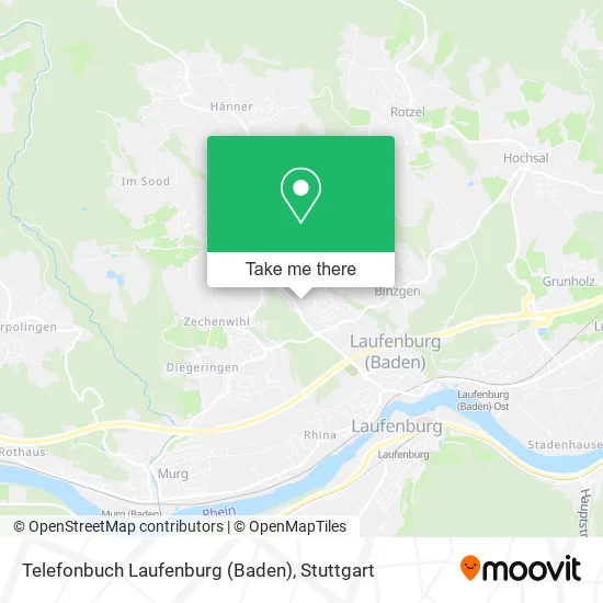 Карта Telefonbuch Laufenburg (Baden)