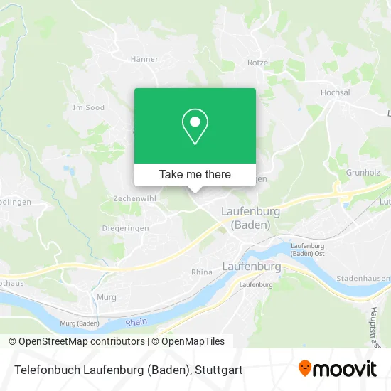 Карта Telefonbuch Laufenburg (Baden)