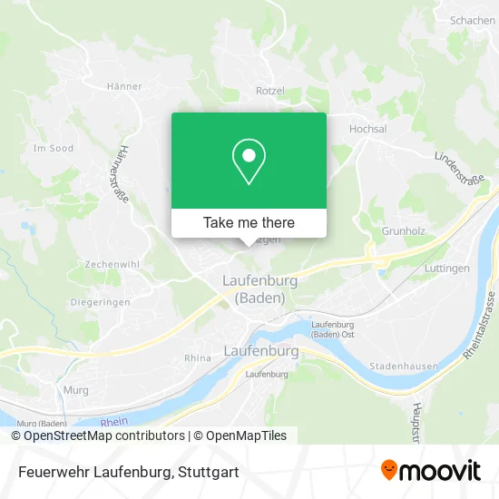 Карта Feuerwehr Laufenburg