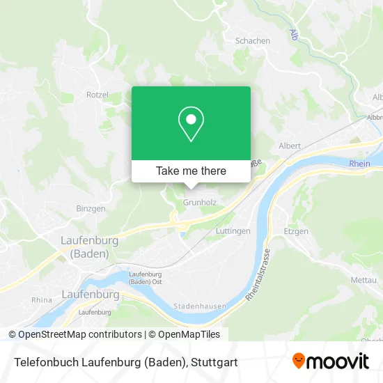 Карта Telefonbuch Laufenburg (Baden)