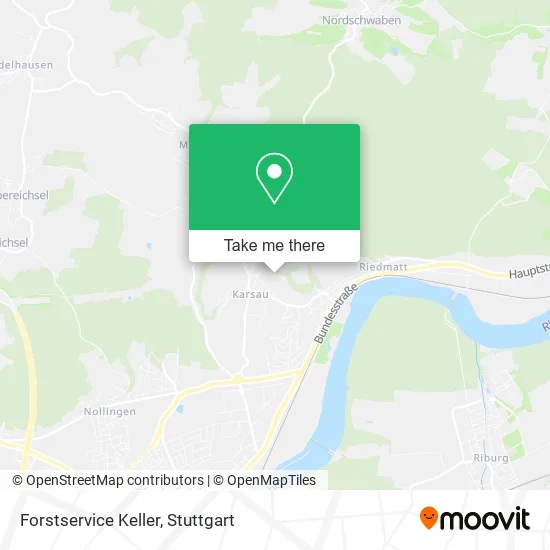 Карта Forstservice Keller