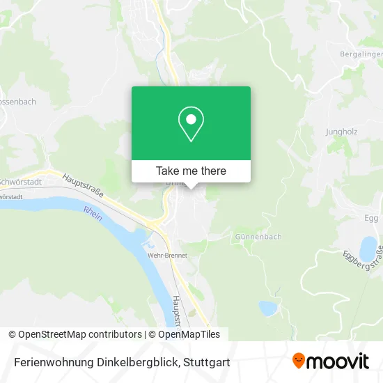 Карта Ferienwohnung Dinkelbergblick