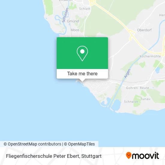 Карта Fliegenfischerschule Peter Ebert