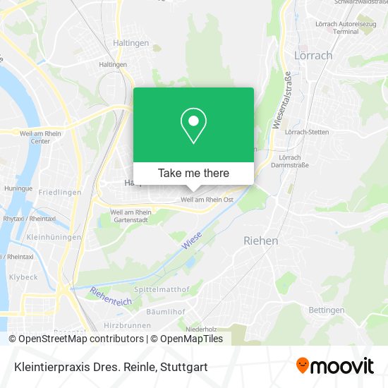 Kleintierpraxis Dres. Reinle map