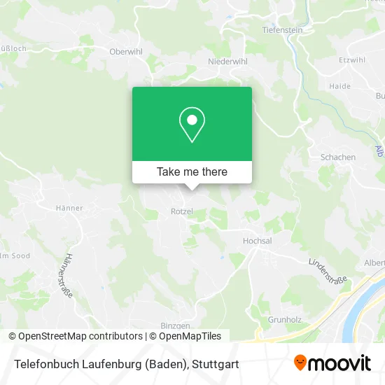 Карта Telefonbuch Laufenburg (Baden)