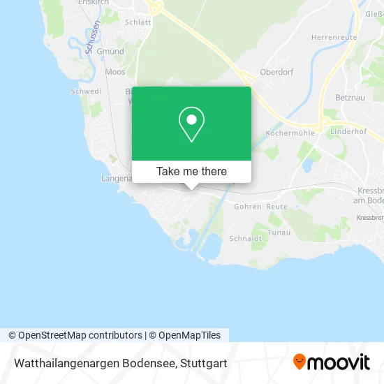 Карта Watthailangenargen Bodensee