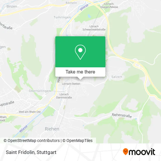 Карта Saint Fridolin