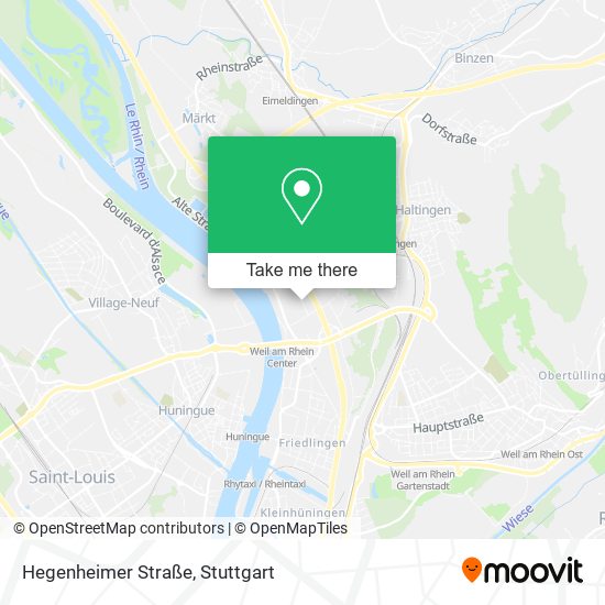 Hegenheimer Straße map