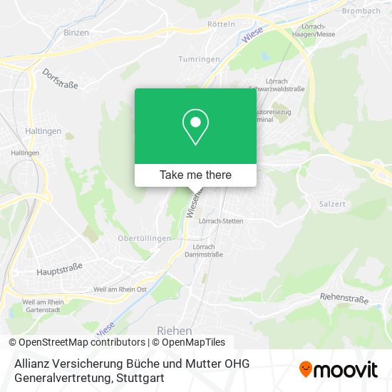 Allianz Versicherung Büche und Mutter OHG Generalvertretung map
