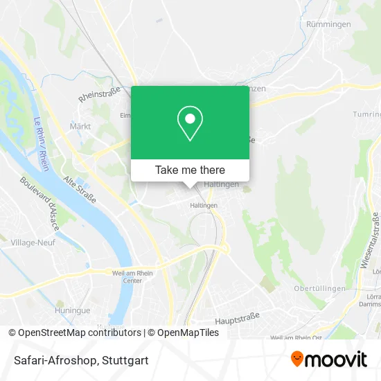 Карта Safari-Afroshop