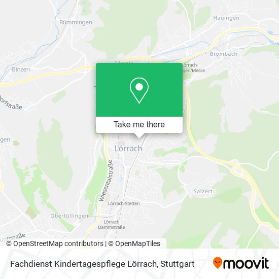 Fachdienst Kindertagespflege Lörrach map