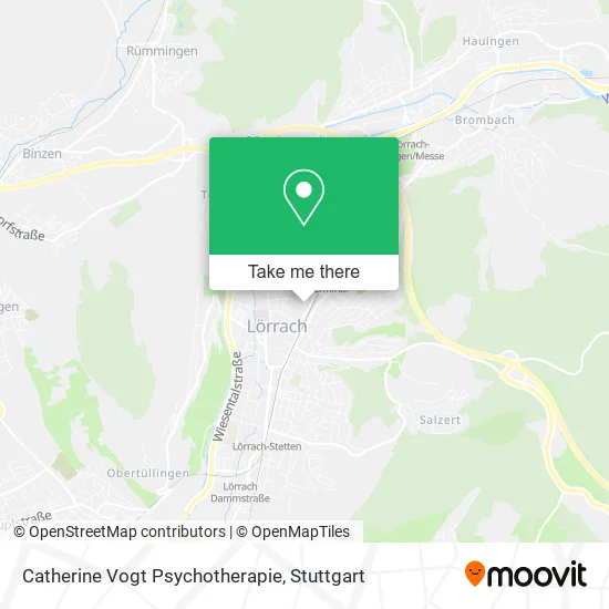 Карта Catherine Vogt Psychotherapie