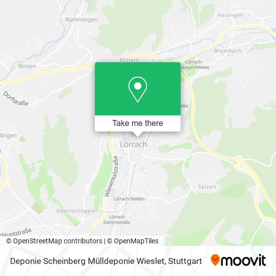 Deponie Scheinberg Mülldeponie Wieslet map