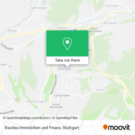 Карта Basilea Immobilien und Finanz