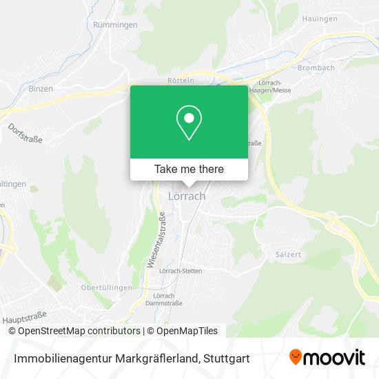 Карта Immobilienagentur Markgräflerland