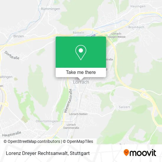 Карта Lorenz Dreyer Rechtsanwalt