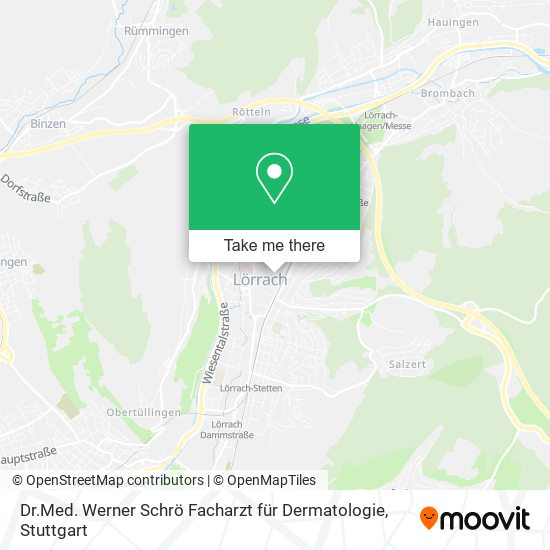 Dr.Med. Werner Schrö Facharzt für Dermatologie map