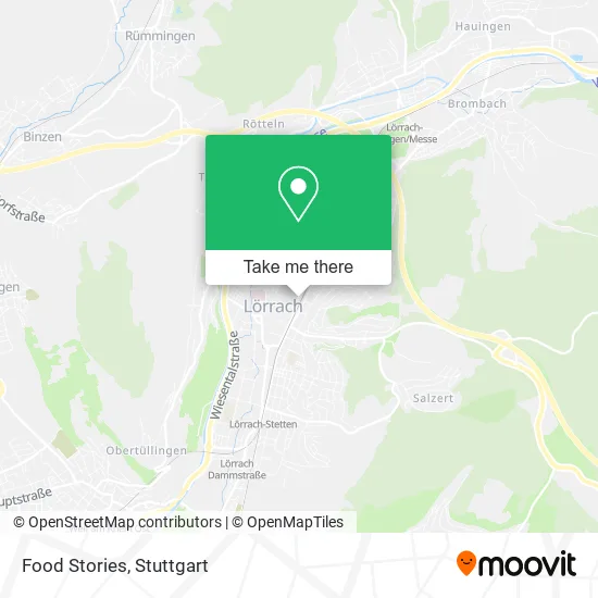 Карта Food Stories