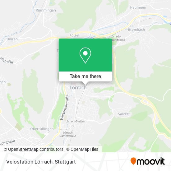 Карта Velostation Lörrach